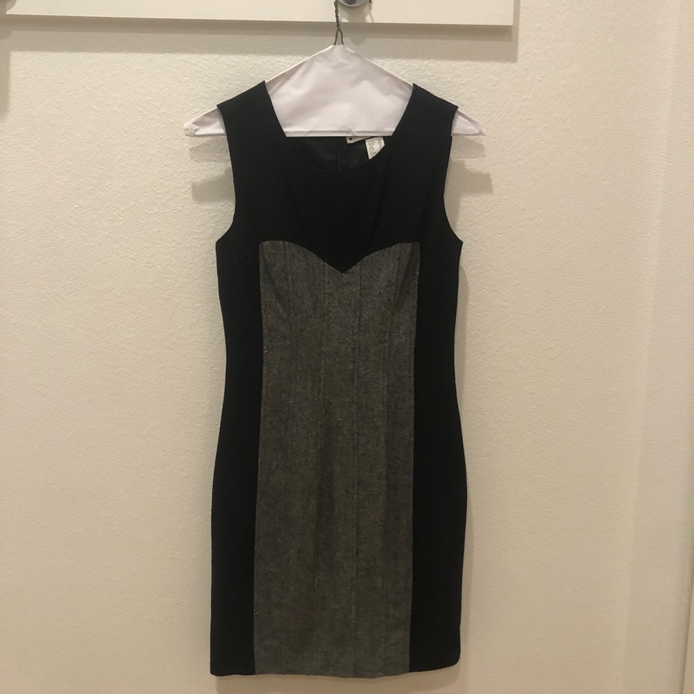 Formal Black Knee-Length Dress